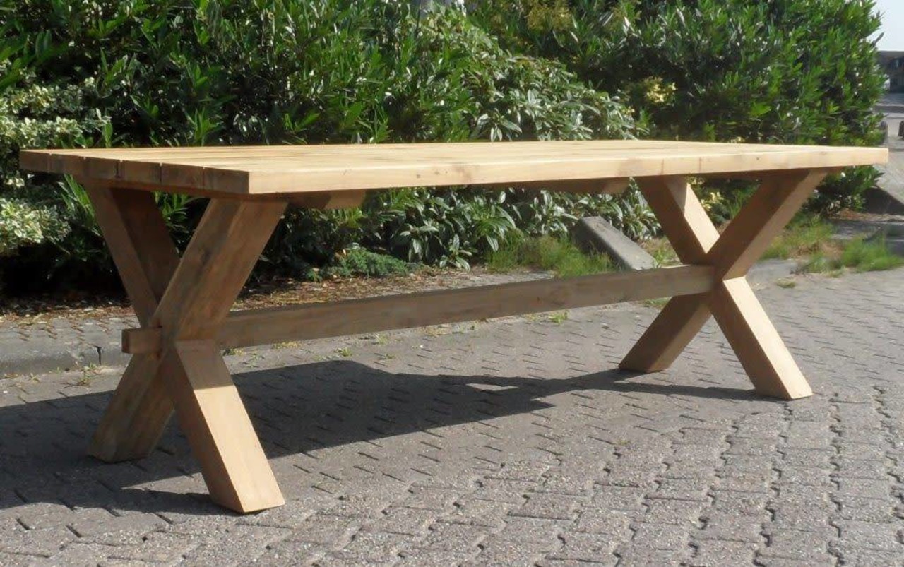 AVH-Collectie Zambia dining tuintafel 300x100xH77 cm teak AVH-Collectie Zambia dining tuintafel 300x100xH77 cm teak