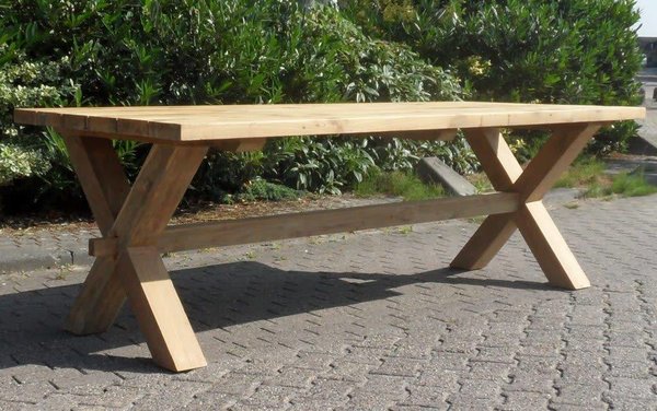 AVH-Collectie Zambia dining tuintafel 300x100xH77 cm teak AVH-Collectie Zambia dining tuintafel 300x100xH77 cm teak