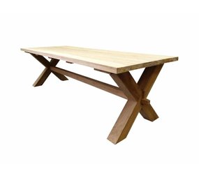 AVH-Collectie Zambia dining tuintafel 260x100xH77 cm teak AVH-Collectie Zambia dining tuintafel 260x100xH77 cm teak