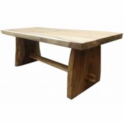 AVH-Collectie Boomstamtafel 225x90xH77,5 cm – bladdikte 8 cm