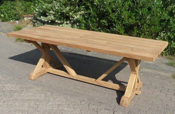 AVH-Collectie Xena dining tuintafel 240x100xH77 cm teak AVH-Collectie Xena dining tuintafel 240x100xH77 cm teak