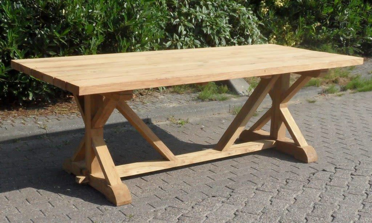 AVH-Collectie Xena dining tuintafel 260x100xH77 cm teak AVH-Collectie Xena dining tuintafel 260x100xH77 cm teak