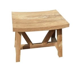 AVH-Collectie Stool voetenbank robuust teak AVH-Collectie Stool voetenbank robuust teak
