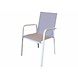 AVH-Collectie Rainbow dining tuinstoel stapelbaar aluminium grijs AVH-Collectie Rainbow dining tuinstoel stapelbaar aluminium grijs
