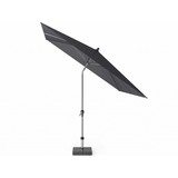 Platinum Riva parasol 250x250 cm antraciet met kniksysteem Platinum Riva parasol 250x250 cm antraciet met kniksysteem