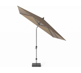 Platinum Riva parasol 250x250 cm taupe met kniksysteem Platinum Riva parasol 250x250 cm taupe met kniksysteem