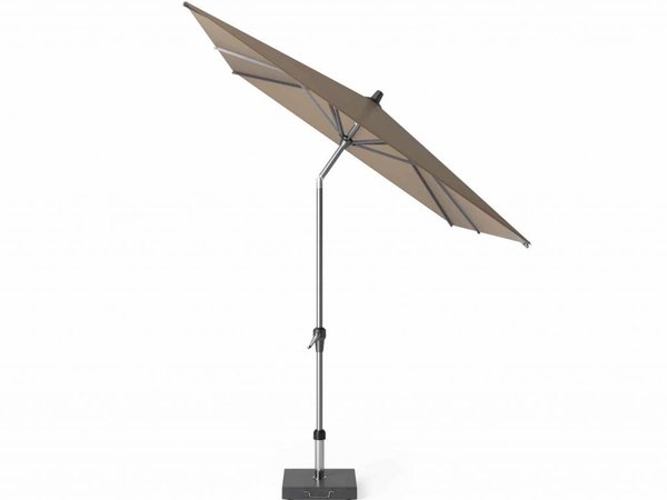 Platinum Riva parasol 300x200 cm taupe met kniksysteem Platinum Riva parasol 300x200 cm taupe met kniksysteem