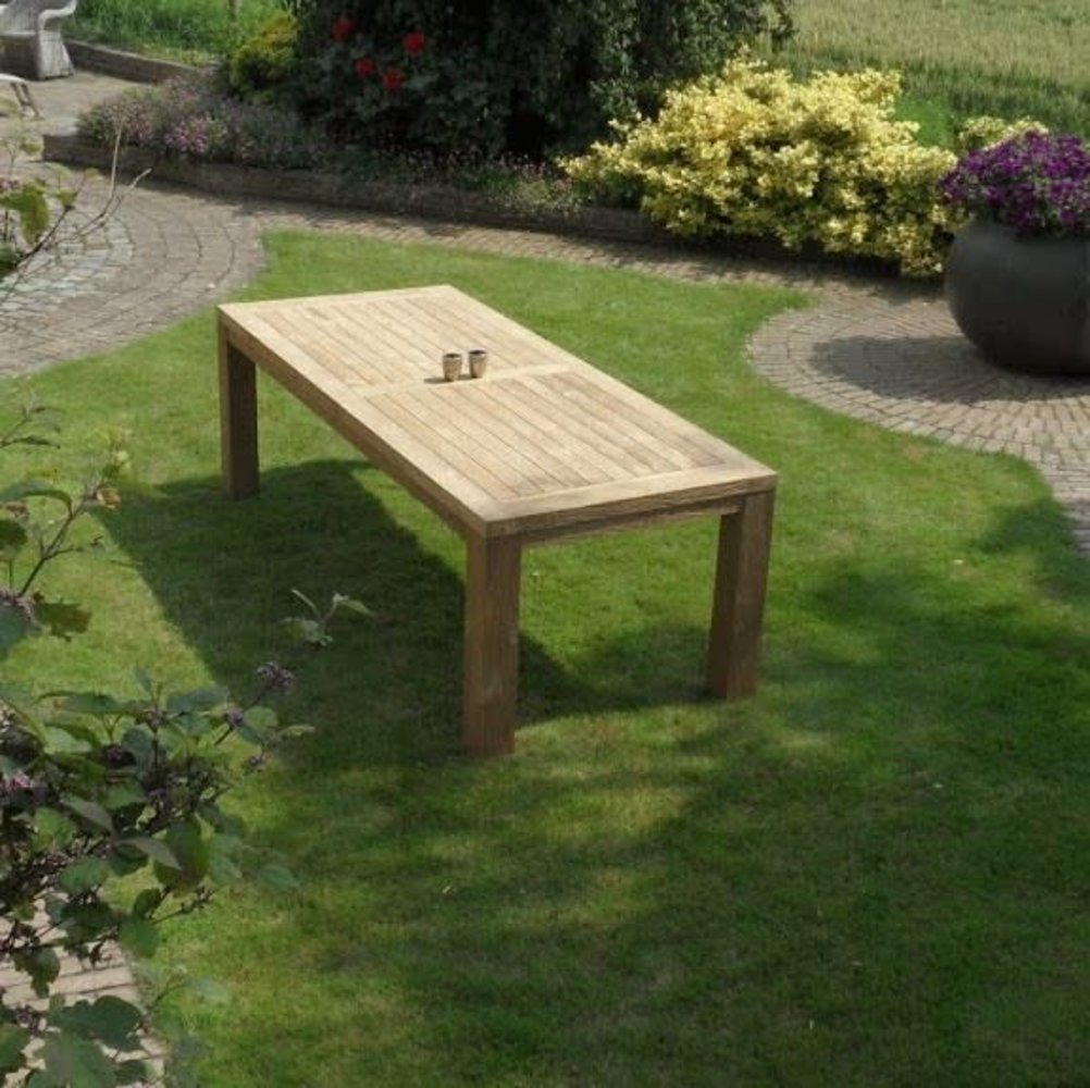 AVH-Collectie Selena Old dining tuintafel 240x100xH78 cm teak AVH-Collectie Selena Old dining tuintafel 240x100xH78 cm teak