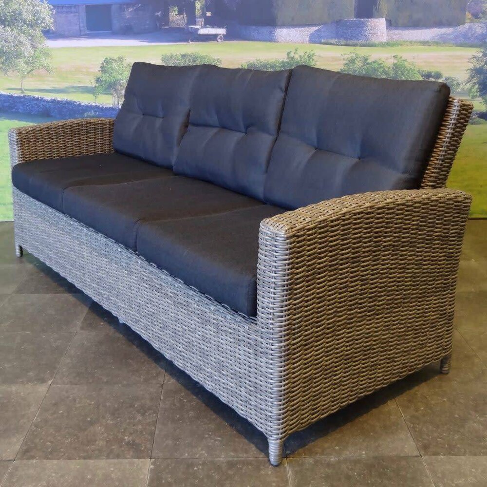 AVH-Collectie San Marino 3-zitsbank grijs AVH-Collectie San Marino 3-zitsbank grijs