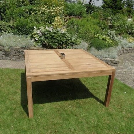 AVH-Collectie Selena dining tuintafel 160x160xH79 cm teak AVH-Collectie Selena dining tuintafel 160x160xH79 cm teak