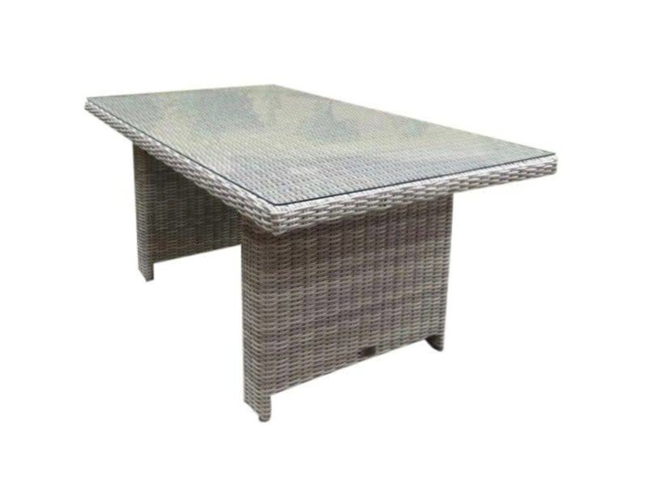 AVH-Collectie San Marino lounge-diningtafel 146x84,5xH66,5 cm wit grijs AVH-Collectie San Marino lounge-diningtafel 146x84,5xH66,5 cm wit grijs