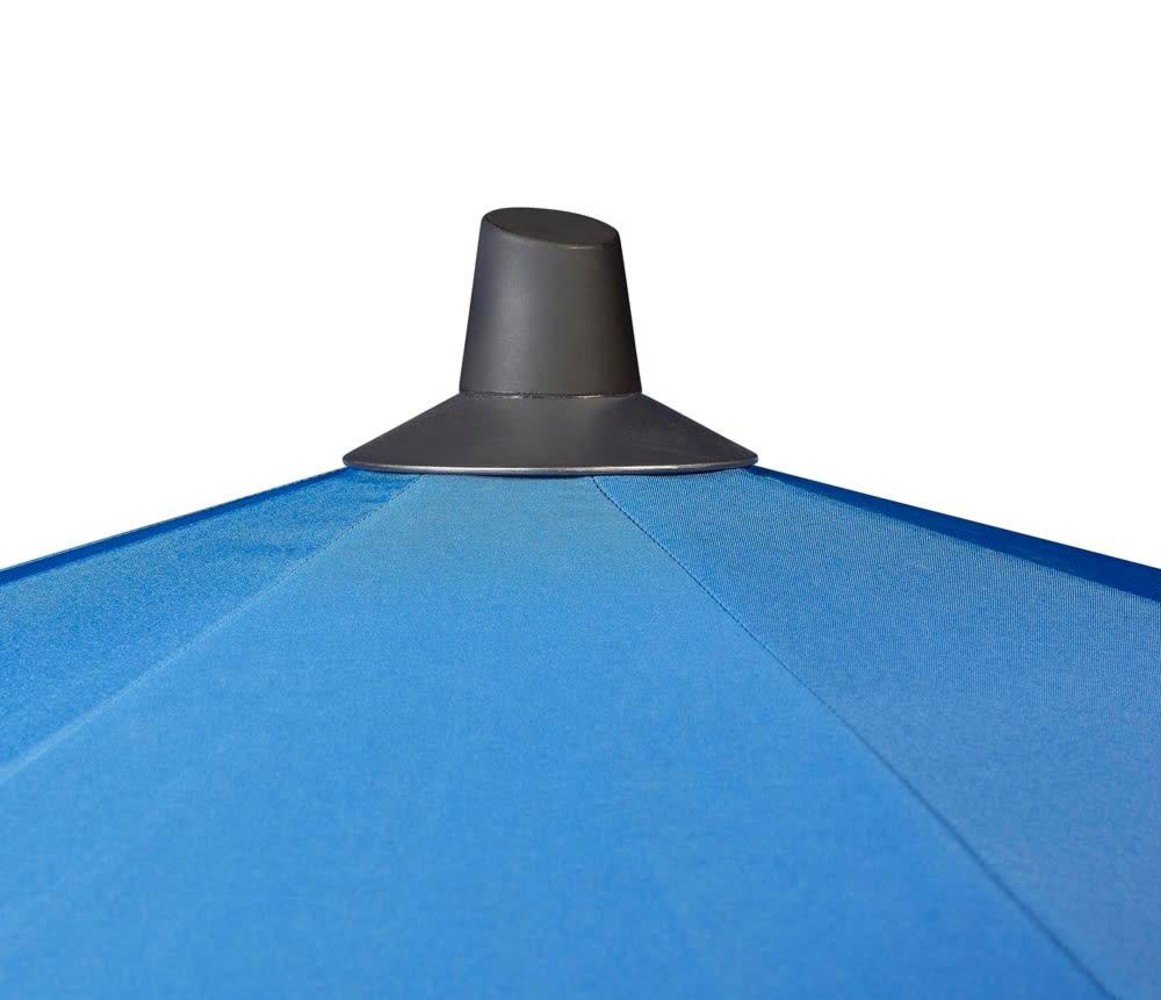 Platinum Riva parasol 300 cm rond rood met kniksysteem Platinum Riva parasol 300 cm rond rood met kniksysteem