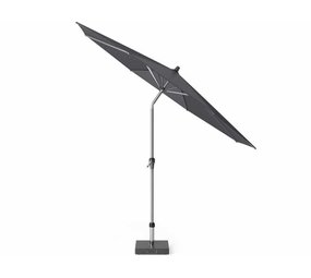 Platinum Riva parasol 300 cm rond zwart met kniksysteem Platinum Riva parasol 300 cm rond zwart met kniksysteem