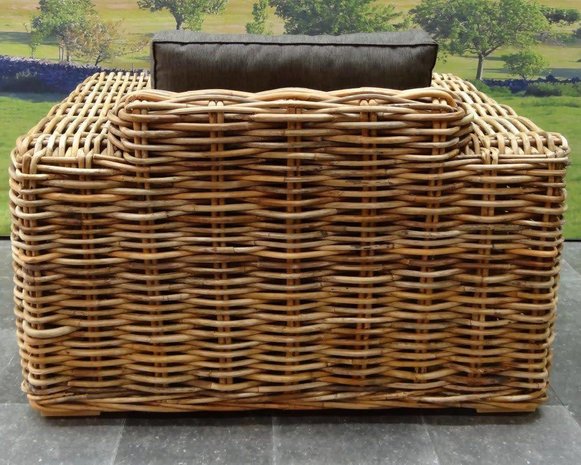 AVH-Collectie Sabuga lounge tuinstoel naturel rotan AVH-Collectie Sabuga lounge tuinstoel naturel rotan