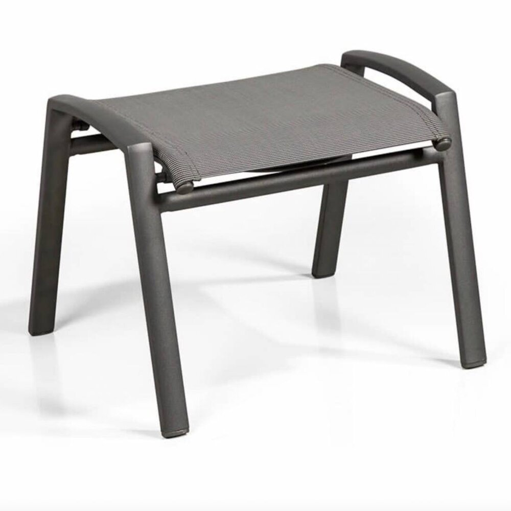 Set van 2 tuinstoelen Amalfi - Antraciet grijs - Tuinset, tafel en