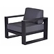 Garden Impressions Cube lounge tuinstoel aluminium antraciet Garden Impressions Cube lounge tuinstoel aluminium antraciet