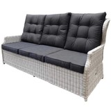 AVH-Collectie Ibiza XL 3-zitsbank verstelbaar wit grijs AVH-Collectie Ibiza XL 3-zitsbank verstelbaar wit grijs