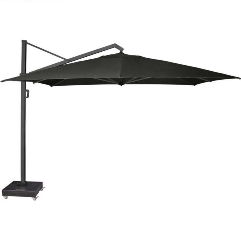 Platinum Icon premium zweefparasol 350x350 cm faded black