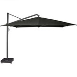 Platinum Icon premium zweefparasol 350x350 cm faded black