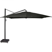 Platinum Icon premium zweefparasol 350x350 cm faded black
