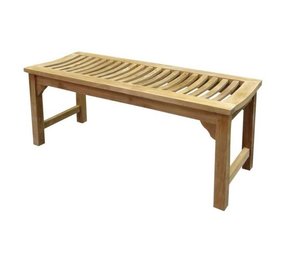 AVH-Collectie Javaan tuinbank 120x45xH46 cm teak AVH-Collectie Javaan tuinbank 120x45xH46 cm teak