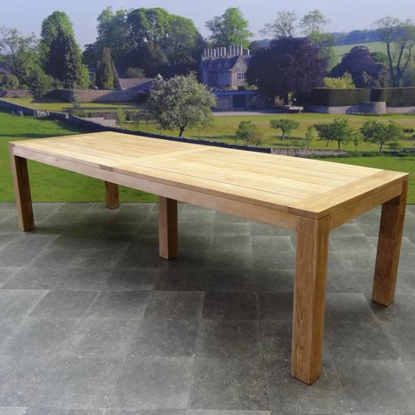 AVH-Collectie Krista dining tuintafel 300x100xH77,5 cm - poten 10 cm teak AVH-Collectie Krista dining tuintafel 300x100xH77,5 cm - poten 10 cm teak