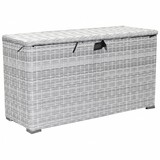 AVH-Collectie Kussenbox klein 126x47xH71 cm wit grijs AVH-Collectie Kussenbox klein 126x47xH71 cm wit grijs