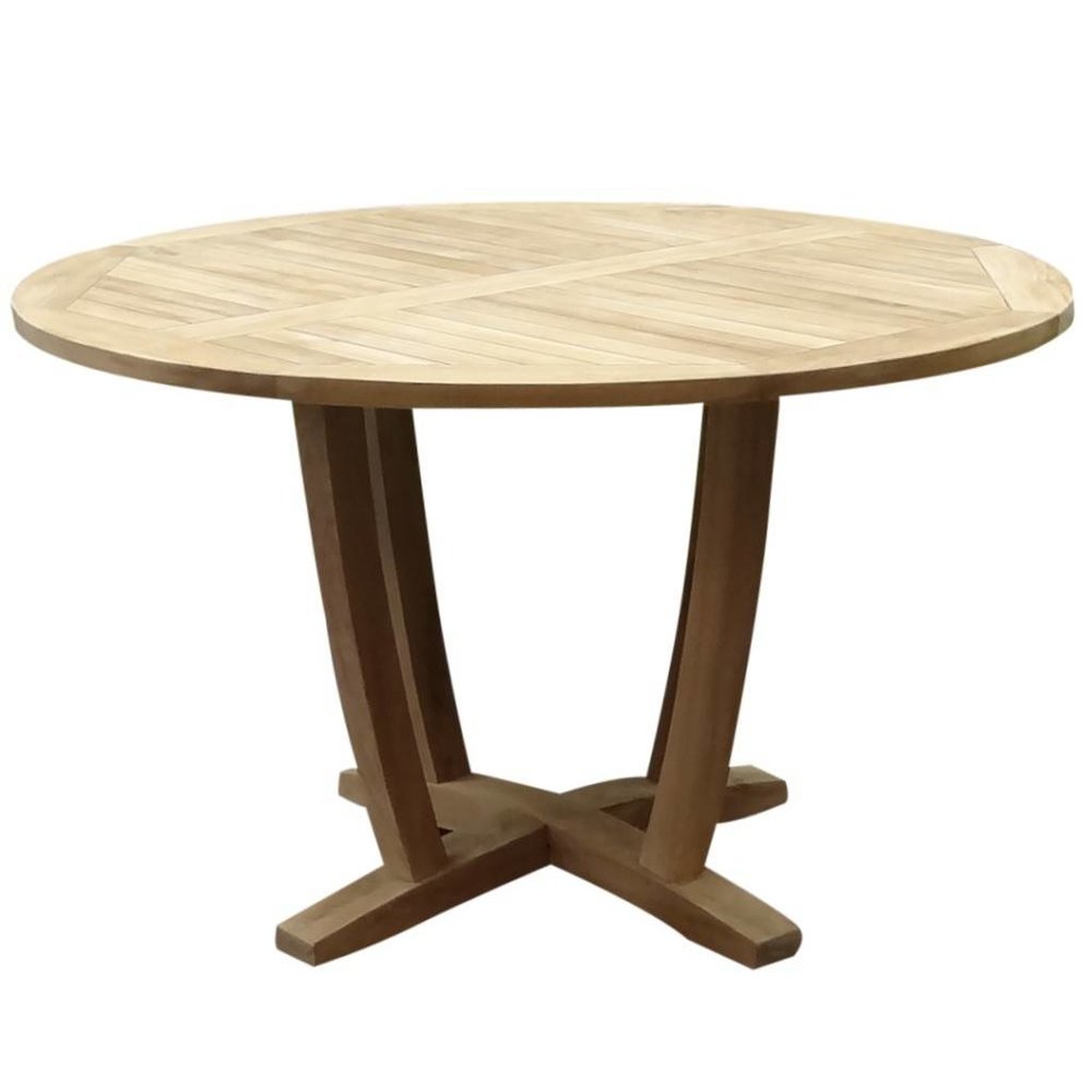 AVH-Collectie Legand dining tuintafel 140 cm rond teak AVH-Collectie Legand dining tuintafel 140 cm rond teak