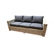 AVH-Collectie Mambo XL 3-zitsbank wit grijs AVH-Collectie Mambo XL 3-zitsbank wit grijs