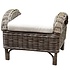 Naturel relax voetenbank 50x65xH43 cm wit Naturel relax voetenbank 50x65xH43 cm wit