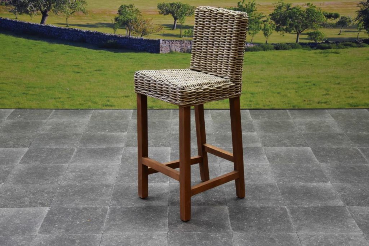 AVH-Collectie Rita barstoel naturel rotan AVH-Collectie Rita barstoel naturel rotan