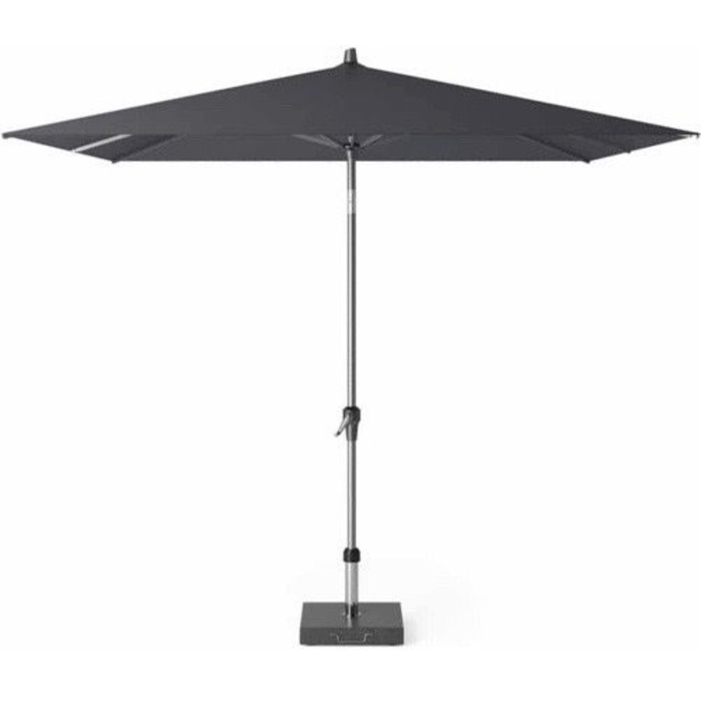 Platinum Riva parasol 250x250 cm antraciet met kniksysteem Platinum Riva parasol 250x250 cm antraciet met kniksysteem
