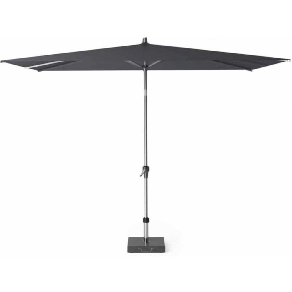 Platinum Riva parasol 300x200 cm antraciet met kniksysteem Platinum Riva parasol 300x200 cm antraciet met kniksysteem