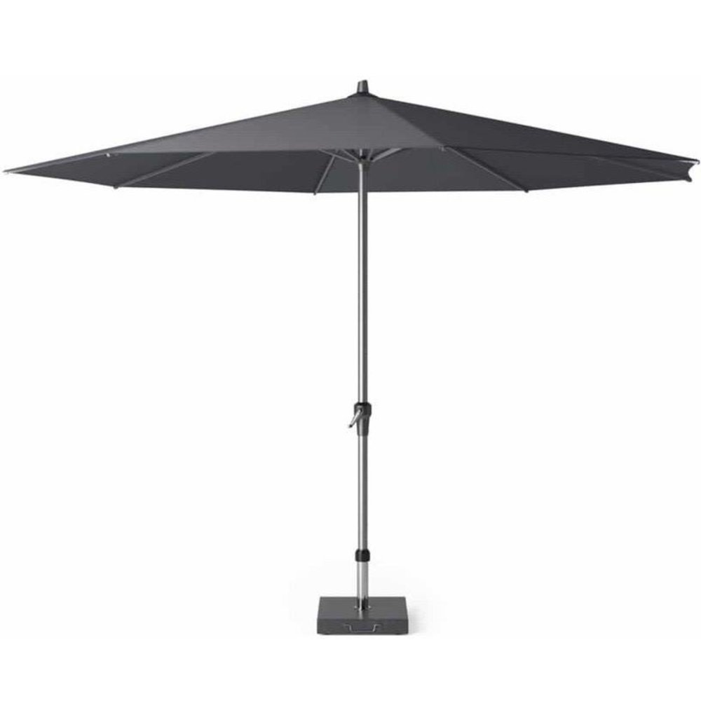 Platinum Riva parasol 350 cm rond antraciet Platinum Riva parasol 350 cm rond antraciet