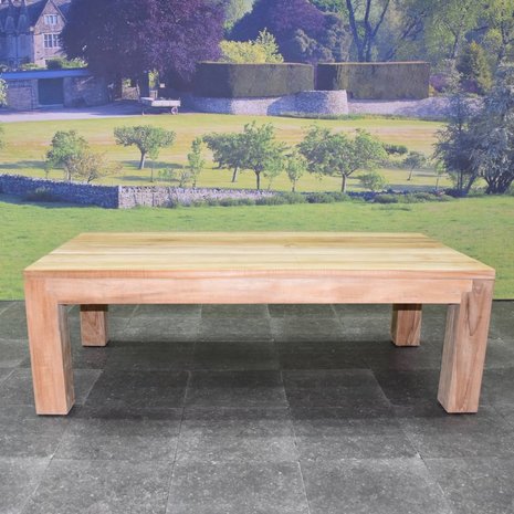 AVH-Collectie Tenerife lounge tuintafel 140x75xH46,5 cm teak AVH-Collectie Tenerife lounge tuintafel 140x75xH46,5 cm teak
