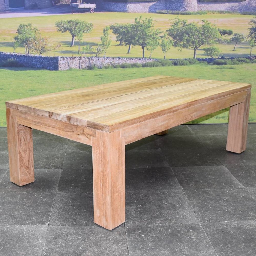 AVH-Collectie Tenerife lounge tuintafel 140x75xH46,5 cm teak AVH-Collectie Tenerife lounge tuintafel 140x75xH46,5 cm teak