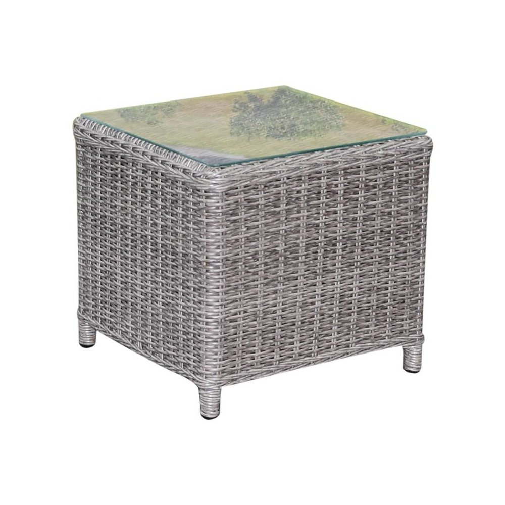 AVH-Collectie Toscane XL bijzettafel 50x50xH46 cm grijs AVH-Collectie Toscane XL bijzettafel 50x50xH46 cm grijs