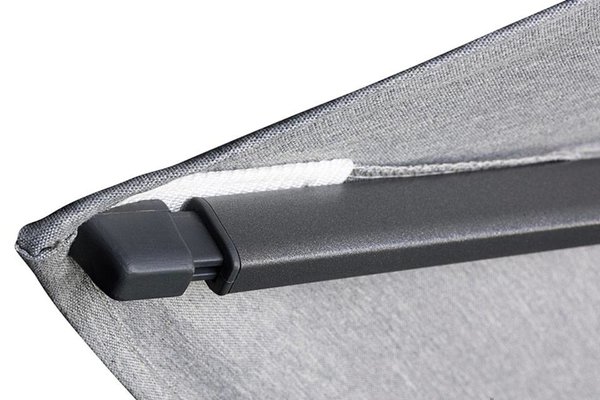 Platinum Challenger T1 premium zweefparasol 400x300 cm faded black Platinum Challenger T1 premium zweefparasol 400x300 cm faded black