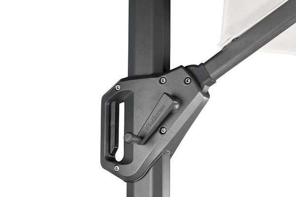 Platinum Challenger T1 zweefparasol 300x300 cm wit Platinum Challenger T1 zweefparasol 300x300 cm wit