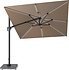 Challenger T2 glow zweefparasol 300x300 cm taupe Challenger T2 glow zweefparasol 300x300 cm taupe