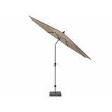 Platinum Riva parasol 300 cm rond taupe met kniksysteem Platinum Riva parasol 300 cm rond taupe met kniksysteem