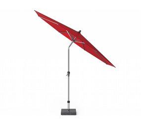 Platinum Riva parasol 300 cm rond rood met kniksysteem Platinum Riva parasol 300 cm rond rood met kniksysteem
