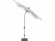 Platinum Riva parasol 300x200 cm wit met kniksysteem