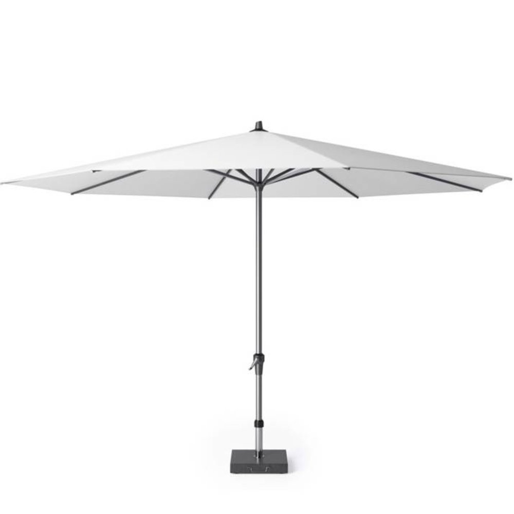 Platinum Riva parasol 400 cm rond wit