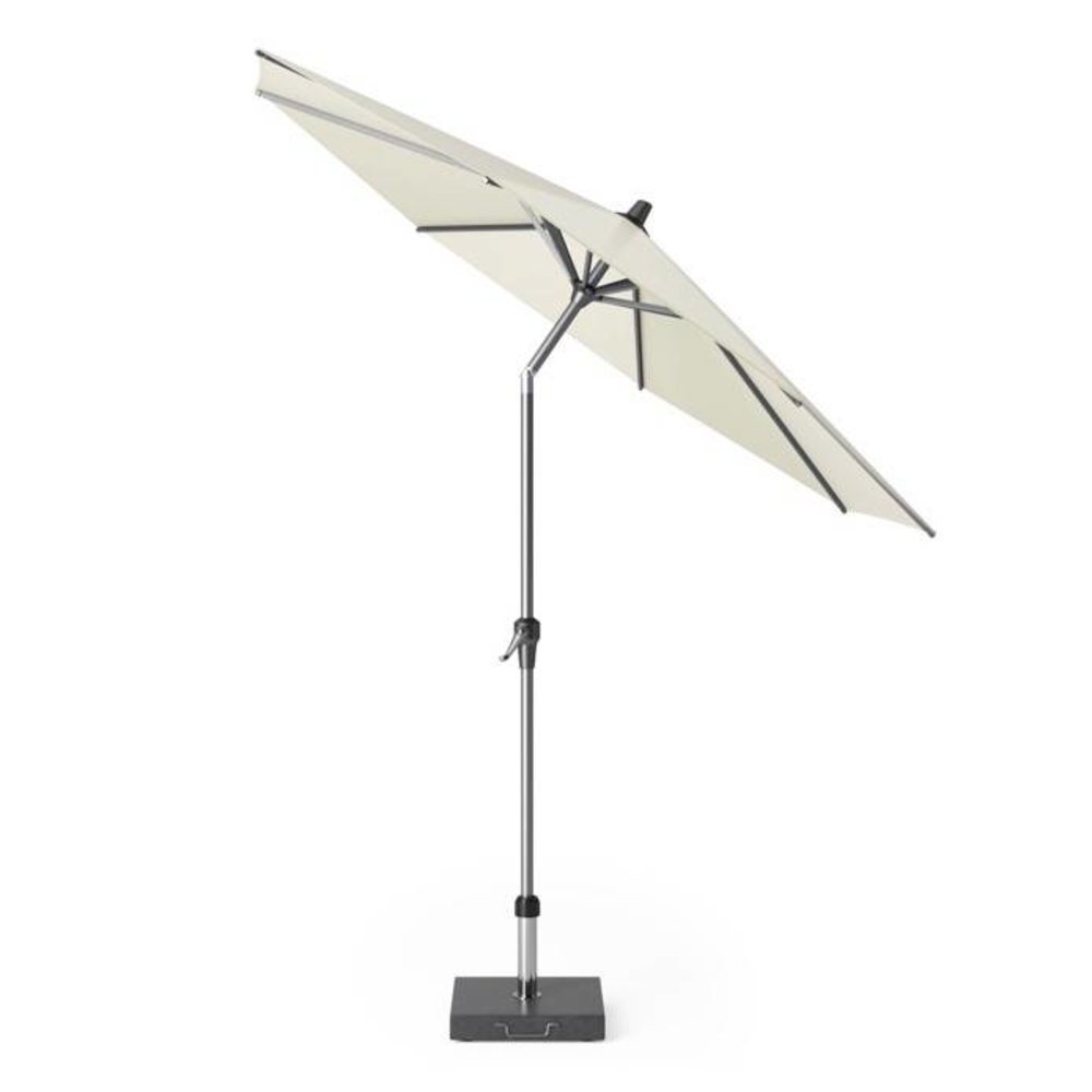 Platinum Riva parasol 250 cm rond ecru met kniksysteem Platinum Riva parasol 250 cm rond ecru met kniksysteem