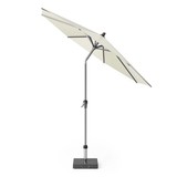 Platinum Riva parasol 250 cm rond ecru met kniksysteem