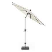 Platinum Riva parasol 250 cm rond ecru met kniksysteem