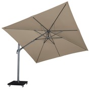 Platinum Malibu T2 zweefparasol 300x300 cm taupe