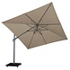 Platinum Malibu T2 zweefparasol 300x300 cm taupe