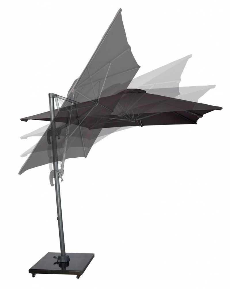Platinum Malibu T2 zweefparasol 300x300 cm taupe